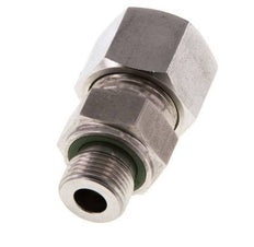 G 3/8'' Außengewinde x 14S Gerader Schneidring aus Edelstahl mit FKM-Dichtung 630 bar DIN 2353
