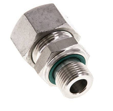 G 3/8'' Außengewinde x 15L Gerader Schneidring aus Edelstahl mit FKM-Dichtung 315 Bar DIN 2353