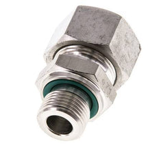 G 3/8'' Außengewinde x 15L Gerader Schneidring aus Edelstahl mit FKM-Dichtung 315 Bar DIN 2353