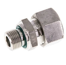 G 3/8'' Außengewinde x 15L Gerader Schneidring aus Edelstahl mit FKM-Dichtung 315 Bar DIN 2353
