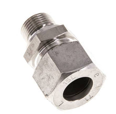 G 3/8'' Außengewinde x 15L Gerader Schneidring aus Edelstahl mit FKM-Dichtung 315 Bar DIN 2353