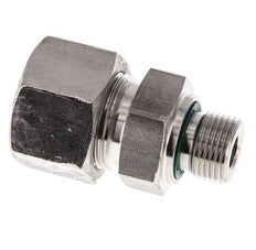 G 3/8'' Außengewinde x 16S Gerader Schneidring aus Edelstahl mit FKM-Dichtung 400 bar DIN 2353