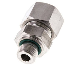 G 3/8'' Außengewinde x 16S Gerader Schneidring aus Edelstahl mit FKM-Dichtung 400 bar DIN 2353