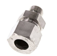 G 3/8'' Außengewinde x 16S Gerader Schneidring aus Edelstahl mit FKM-Dichtung 400 bar DIN 2353