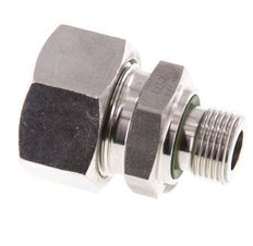 G 3/8'' Außengewinde x 18L Gerader Schneidring aus Edelstahl mit FKM-Dichtung 315 Bar DIN 2353