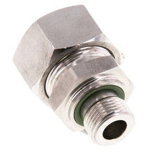 G 3/8'' Außengewinde x 18L Gerader Schneidring aus Edelstahl mit FKM-Dichtung 315 Bar DIN 2353