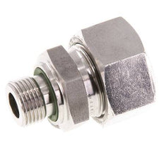 G 3/8'' Außengewinde x 18L Gerader Schneidring aus Edelstahl mit FKM-Dichtung 315 Bar DIN 2353