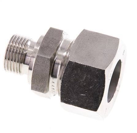 G 3/8'' Außengewinde x 18L Gerader Schneidring aus Edelstahl mit FKM-Dichtung 315 Bar DIN 2353