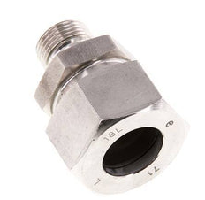 G 3/8'' Außengewinde x 18L Gerader Schneidring aus Edelstahl mit FKM-Dichtung 315 Bar DIN 2353