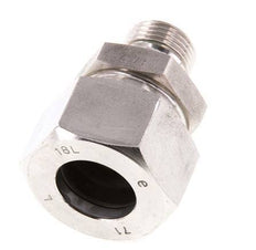 G 3/8'' Außengewinde x 18L Gerader Schneidring aus Edelstahl mit FKM-Dichtung 315 Bar DIN 2353