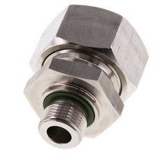 G 3/8'' Außengewinde x 22L Gerader Schneidring aus Edelstahl mit FKM-Dichtung 160 bar DIN 2353