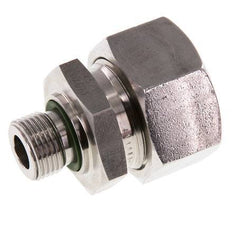 G 3/8'' Außengewinde x 22L Gerader Schneidring aus Edelstahl mit FKM-Dichtung 160 bar DIN 2353