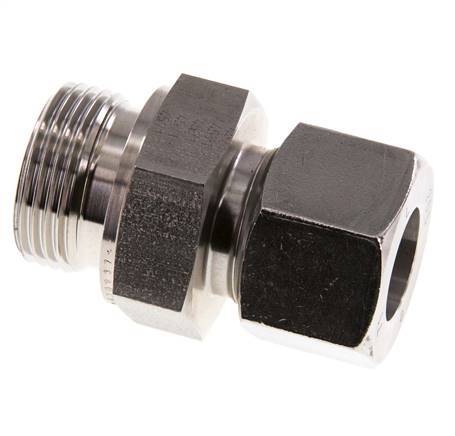 G 1'' Außengewinde x 20S Gerader Schneidring aus Edelstahl mit FKM-Dichtung 400 bar DIN 2353