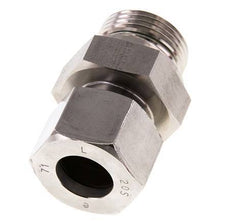 G 1'' Außengewinde x 20S Gerader Schneidring aus Edelstahl mit FKM-Dichtung 400 bar DIN 2353