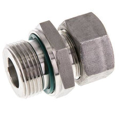 G 1'' Außengewinde x 22L Gerader Schneidring aus Edelstahl mit FKM-Dichtung 160 bar DIN 2353