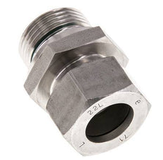 G 1'' Außengewinde x 22L Gerader Schneidring aus Edelstahl mit FKM-Dichtung 160 bar DIN 2353