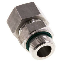G 1'' Außengewinde x 25S Gerader Schneidring aus Edelstahl mit FKM-Dichtung 400 bar DIN 2353
