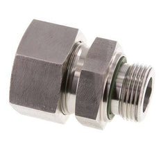 G 1'' Außengewinde x 30S Gerader Schneidring aus Edelstahl mit FKM-Dichtung 400 bar DIN 2353