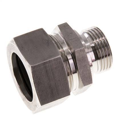 G 1'' Außengewinde x 35L Gerader Schneidring aus Edelstahl mit FKM-Dichtung 160 bar DIN 2353