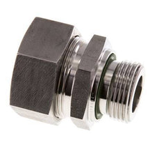 G 1'' Außengewinde x 35L Gerader Schneidring aus Edelstahl mit FKM-Dichtung 160 bar DIN 2353