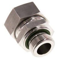 G 1'' Außengewinde x 35L Gerader Schneidring aus Edelstahl mit FKM-Dichtung 160 bar DIN 2353