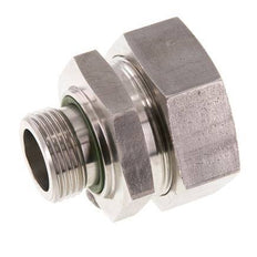 G 1'' Außengewinde x 42L Gerader Schneidring aus Edelstahl mit FKM-Dichtung 160 bar DIN 2353