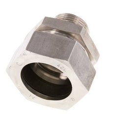 G 1'' Außengewinde x 42L Gerader Schneidring aus Edelstahl mit FKM-Dichtung 160 bar DIN 2353