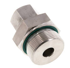 G 1 1/2'' Außengewinde x 20S Gerader Schneidring aus Edelstahl mit FKM-Dichtung 400 bar DIN 2353