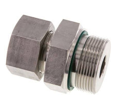 G 1 1/2'' Außengewinde x 25S Gerader Schneidring aus Edelstahl mit FKM-Dichtung 400 bar DIN 2353