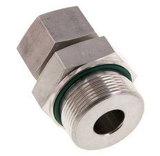 G 1 1/2'' Außengewinde x 25S Gerader Schneidring aus Edelstahl mit FKM-Dichtung 400 bar DIN 2353
