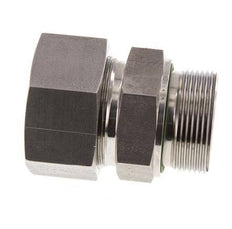 G 1 1/2'' Außengewinde x 38S Gerader Schneidring aus Edelstahl mit FKM-Dichtung 315 Bar DIN 2353