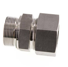 G 1 1/2'' Außengewinde x 38S Gerader Schneidring aus Edelstahl mit FKM-Dichtung 315 Bar DIN 2353