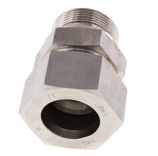 G 1 1/2'' Außengewinde x 38S Gerader Schneidring aus Edelstahl mit FKM-Dichtung 315 Bar DIN 2353