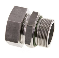 G 1 1/2'' Außengewinde x 42L Gerader Schneidring aus Edelstahl mit FKM-Dichtung 160 bar DIN 2353