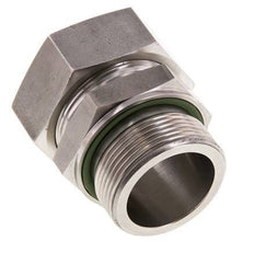 G 1 1/2'' Außengewinde x 42L Gerader Schneidring aus Edelstahl mit FKM-Dichtung 160 bar DIN 2353