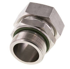 G 1 1/2'' Außengewinde x 42L Gerader Schneidring aus Edelstahl mit FKM-Dichtung 160 bar DIN 2353