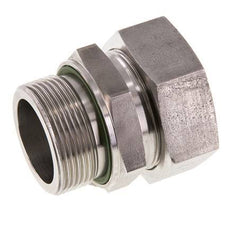 G 1 1/2'' Außengewinde x 42L Gerader Schneidring aus Edelstahl mit FKM-Dichtung 160 bar DIN 2353