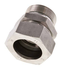 G 1 1/2'' Außengewinde x 42L Gerader Schneidring aus Edelstahl mit FKM-Dichtung 160 bar DIN 2353