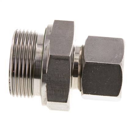 G 1 1/4'' Außengewinde x 20S Gerader Schneidring aus Edelstahl mit FKM-Dichtung 400 bar DIN 2353