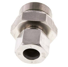 G 1 1/4'' Außengewinde x 20S Gerader Schneidring aus Edelstahl mit FKM-Dichtung 400 bar DIN 2353