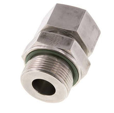 G 1 1/4'' Außengewinde x 25S Gerader Schneidring aus Edelstahl mit FKM-Dichtung 400 bar DIN 2353