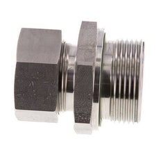 G 1 1/4'' Außengewinde x 28L Gerader Schneidring aus Edelstahl mit FKM-Dichtung 160 bar DIN 2353