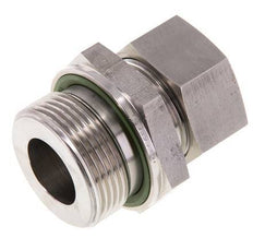 G 1 1/4'' Außengewinde x 28L Gerader Schneidring aus Edelstahl mit FKM-Dichtung 160 bar DIN 2353