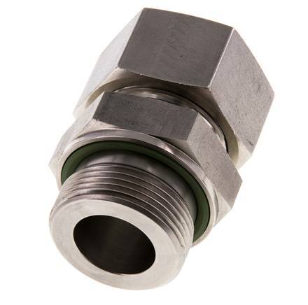 G 1 1/4'' Außengewinde x 30S Gerader Schneidring aus Edelstahl mit FKM-Dichtung 400 bar DIN 2353