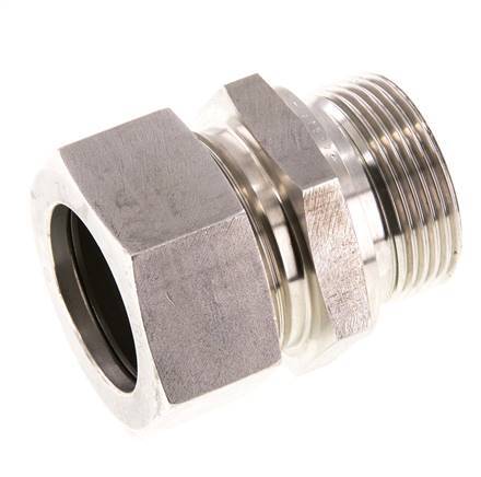 G 1 1/4'' Außengewinde x 35L Gerader Schneidring aus Edelstahl mit FKM-Dichtung 160 bar DIN 2353