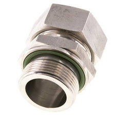 G 1 1/4'' Außengewinde x 35L Gerader Schneidring aus Edelstahl mit FKM-Dichtung 160 bar DIN 2353
