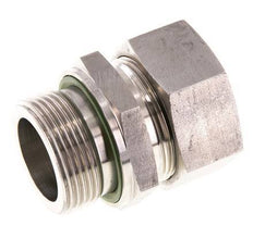 G 1 1/4'' Außengewinde x 35L Gerader Schneidring aus Edelstahl mit FKM-Dichtung 160 bar DIN 2353