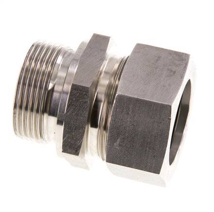 G 1 1/4'' Außengewinde x 35L Gerader Schneidring aus Edelstahl mit FKM-Dichtung 160 bar DIN 2353