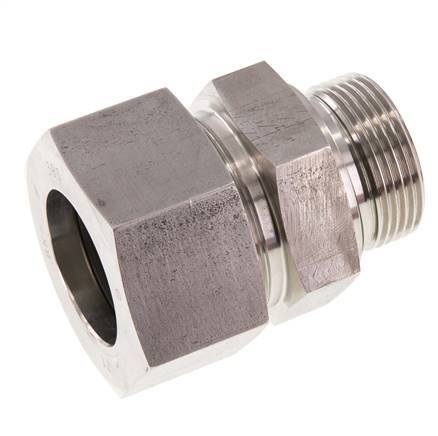 G 1 1/4'' Außengewinde x 38S Gerader Schneidring aus Edelstahl mit FKM-Dichtung 315 bar DIN 2353