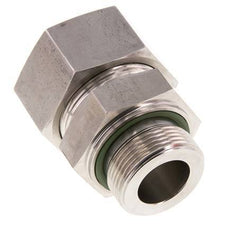 G 1 1/4'' Außengewinde x 38S Gerader Schneidring aus Edelstahl mit FKM-Dichtung 315 bar DIN 2353